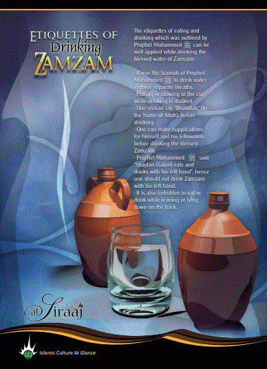 Etiquettes of Drinking Zamzam